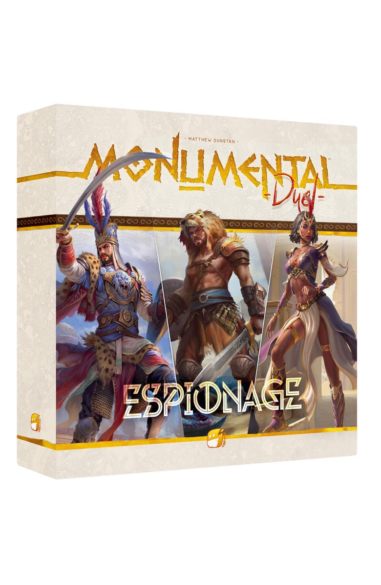 Funforge Monumental Duel Espionage Civilization Deckbuilding Board Game,10+, Main, color, Multicolored