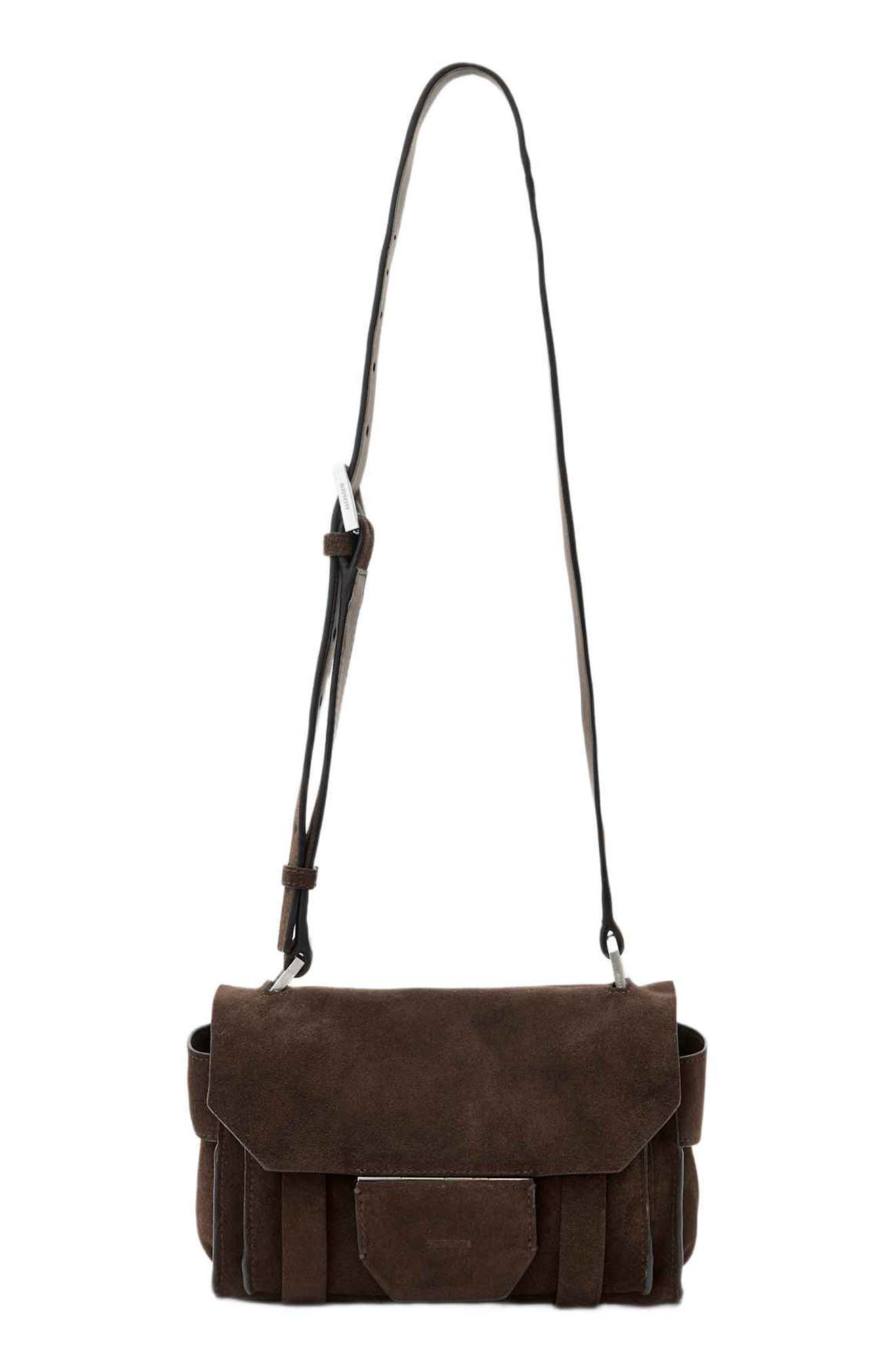 Ursa Mini Leather Crossbody Bag, Main, color, FANGO BROWN