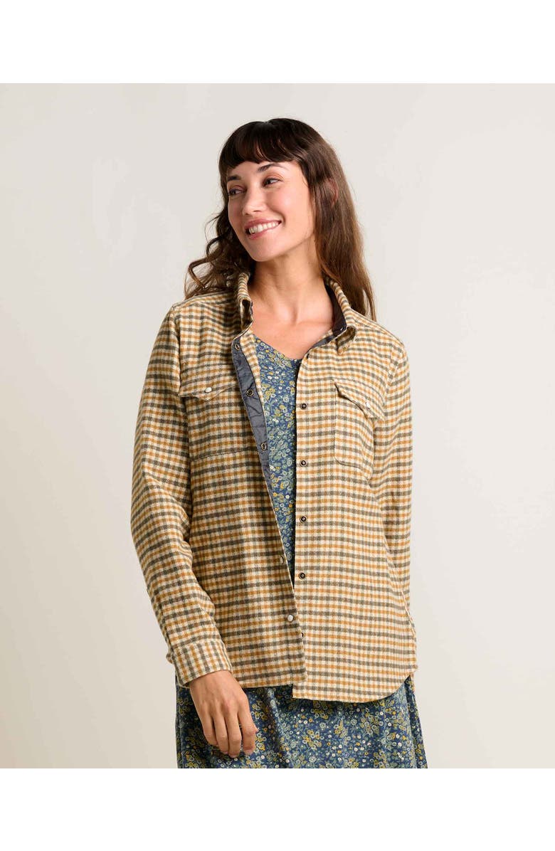 Toad & Co Folk Yeah Shirt Jacket, Main, color, Kelp