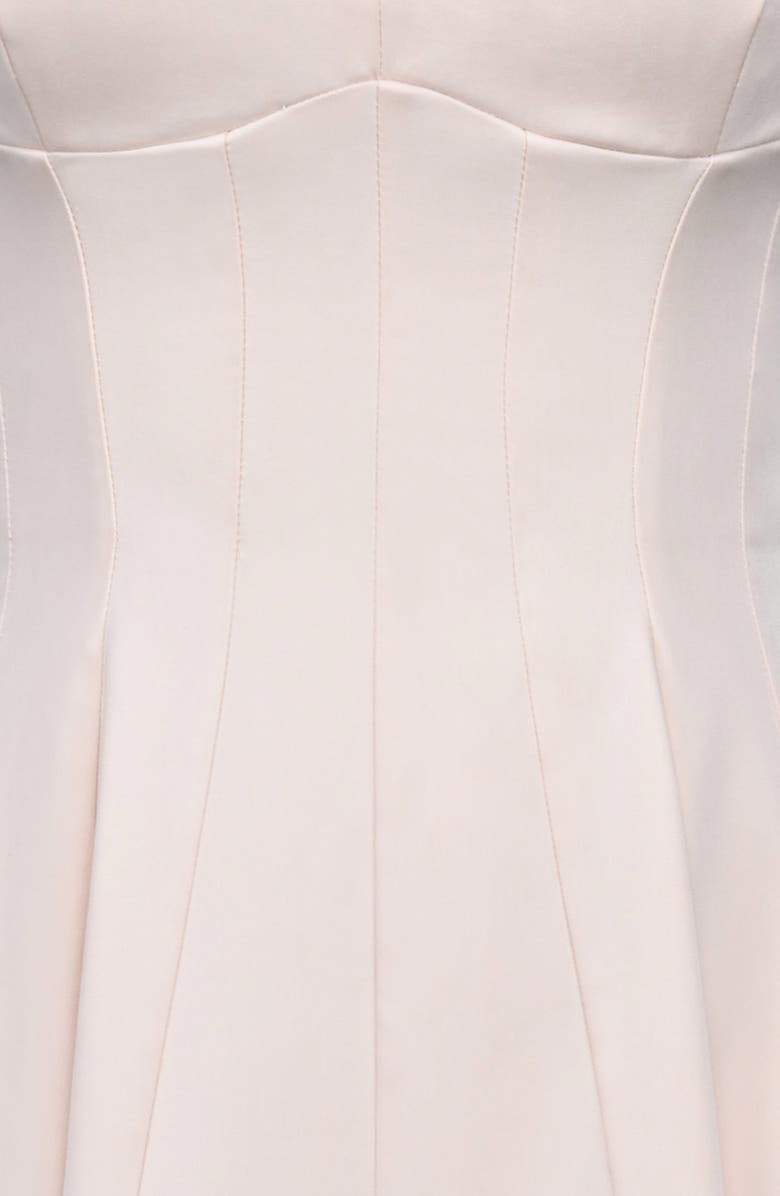 HOUSE OF CB Carlotta Twill Fit & Flare Dress, Alternate, color, 