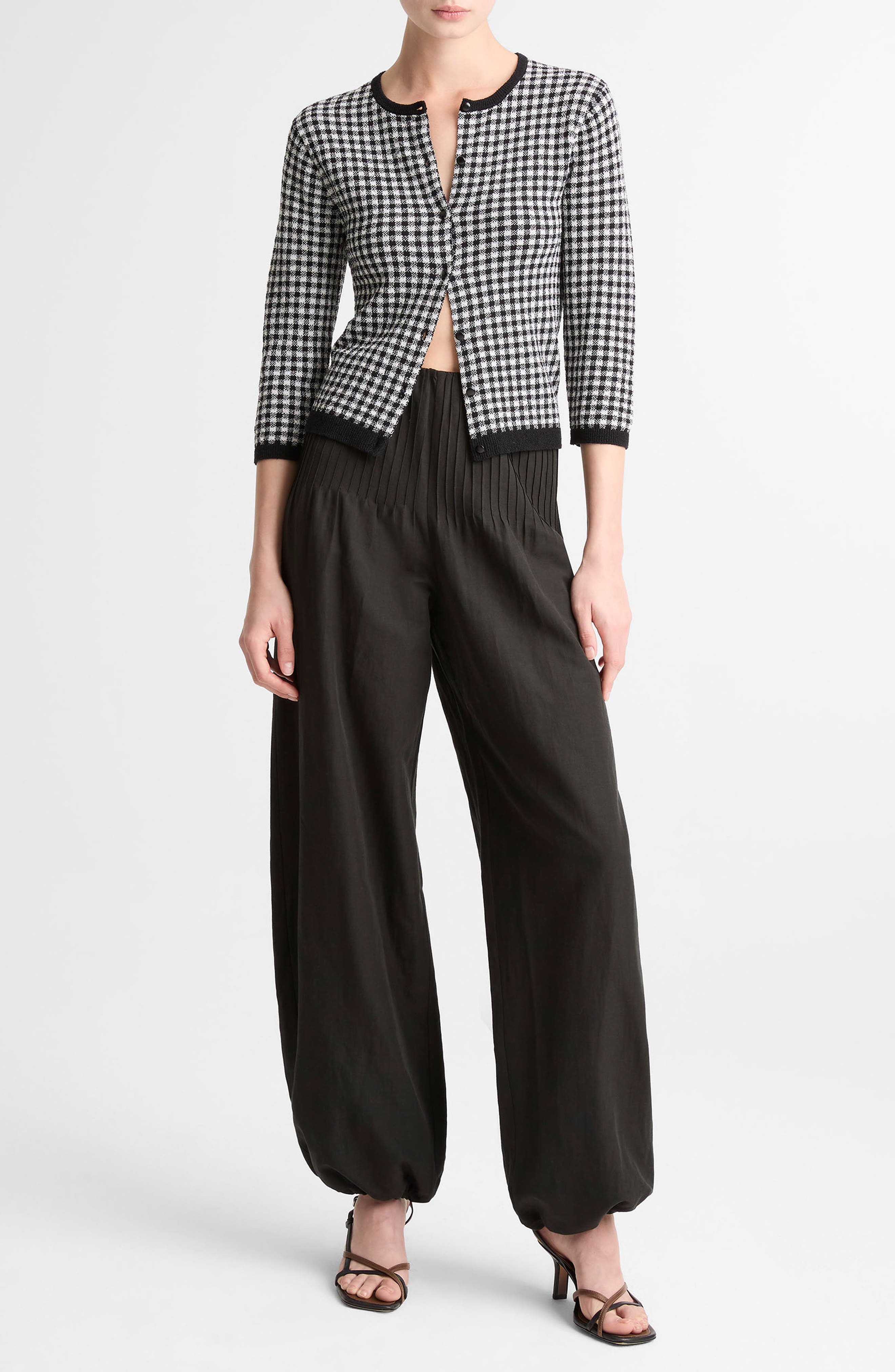 Pintuck Detail Balloon Pants (Women) | Nordstrom