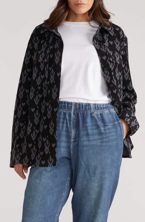 Maine Flannel Button-Up Shirt (Regular & Plus)