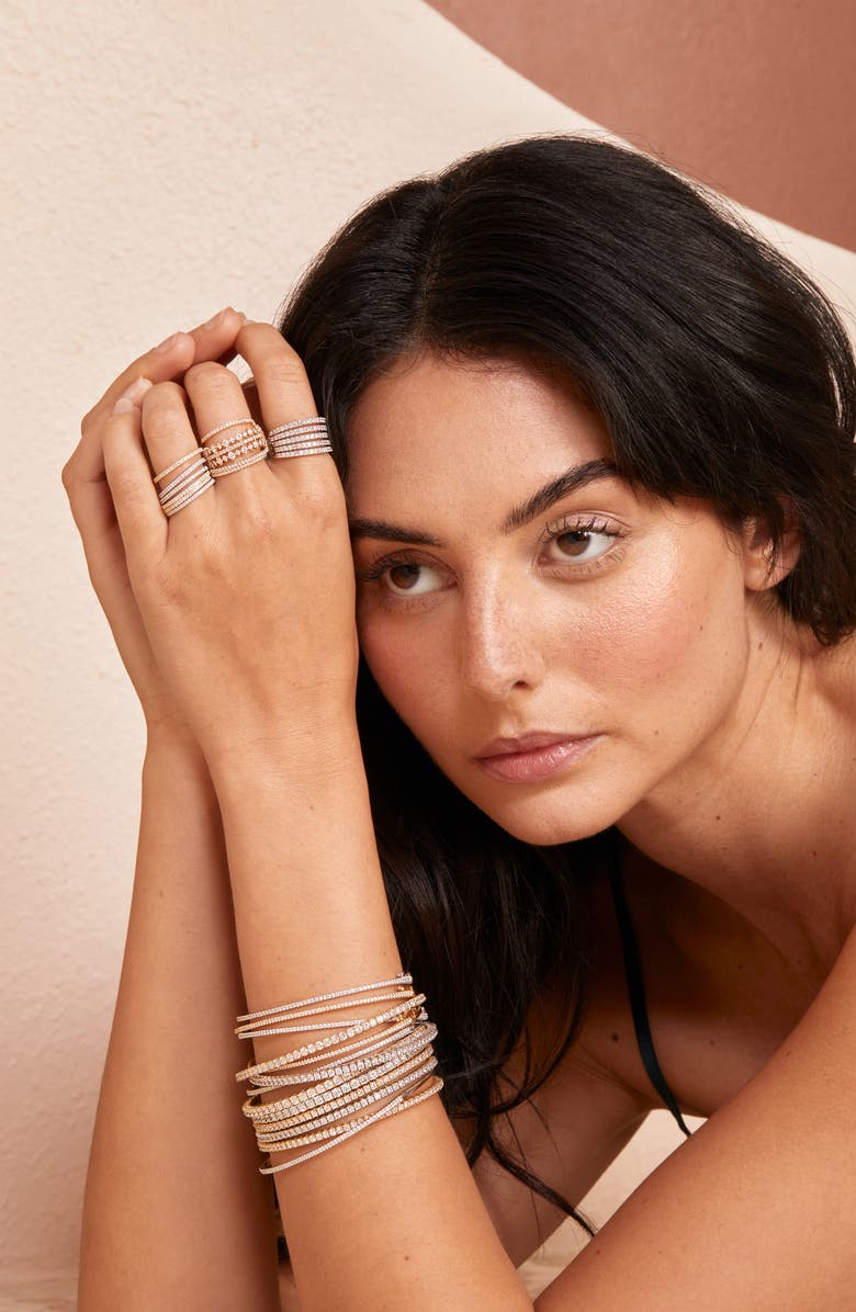 Bony Levy Audrey Stretchy Diamond Tennis Bracelet, Alternate, color,