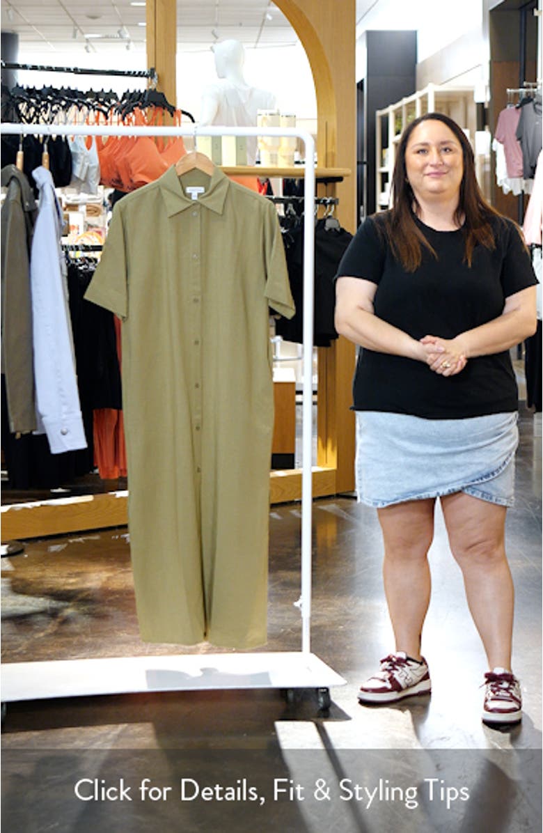Button Front Shirtdress