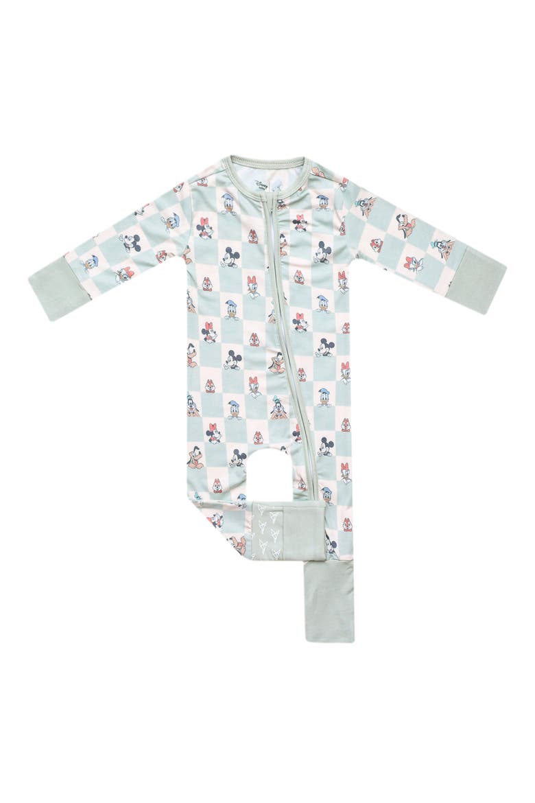 Mickey Mouse & Friends Convertible Zip-Up Footie, Main, color, MICKEY MOUSE FRIENDS
