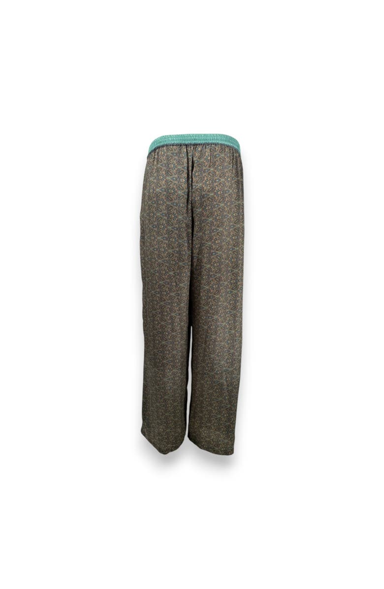 Monzlapur Paisley Motif Pant With Stripe, Alternate, color, Mint