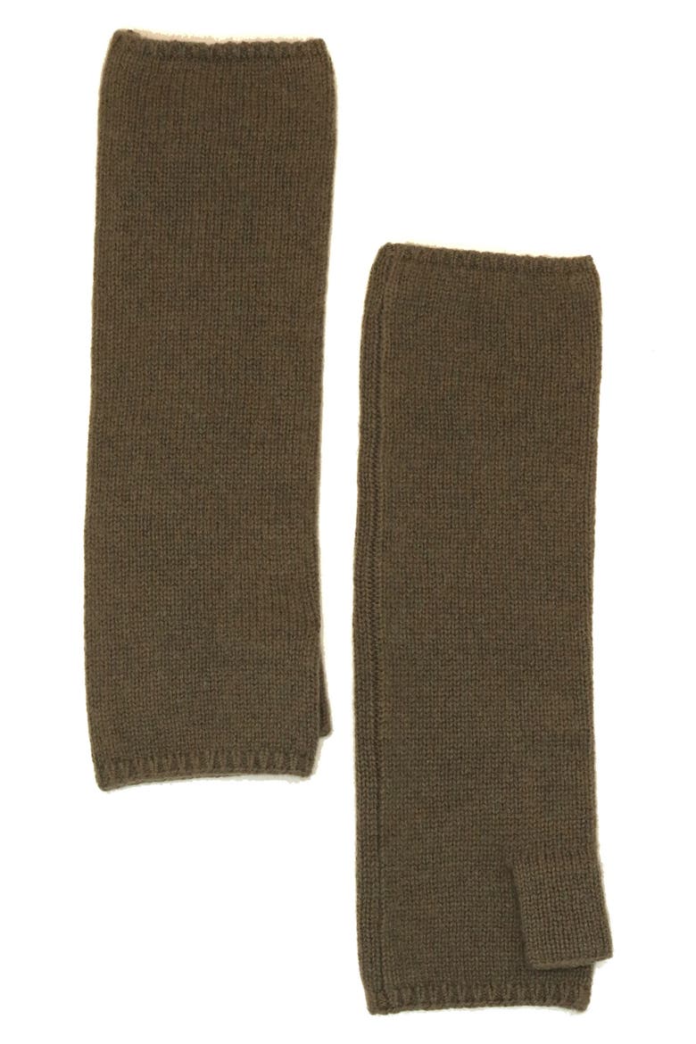 Cashmere Arm Warmers, Main, color, ARMY GREEN
