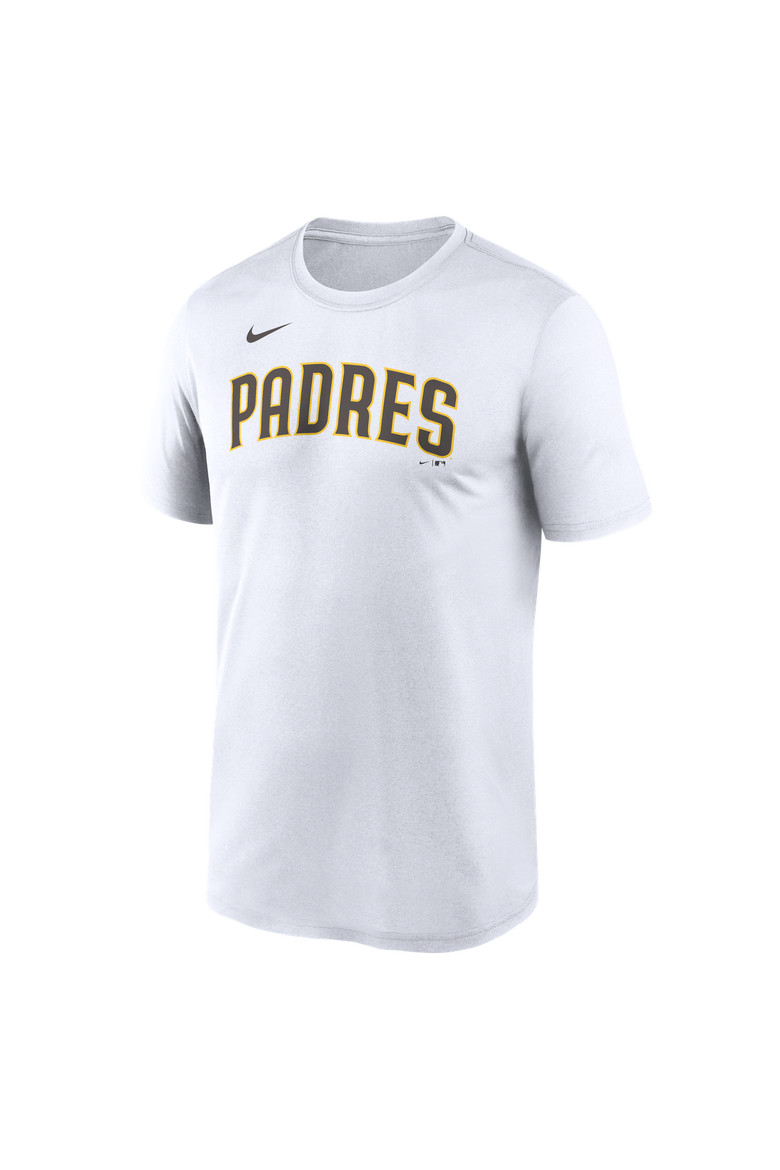 Men's Nike White San Diego Padres New Legend Wordmark Dri-FIT T-Shirt, Alternate, color, White