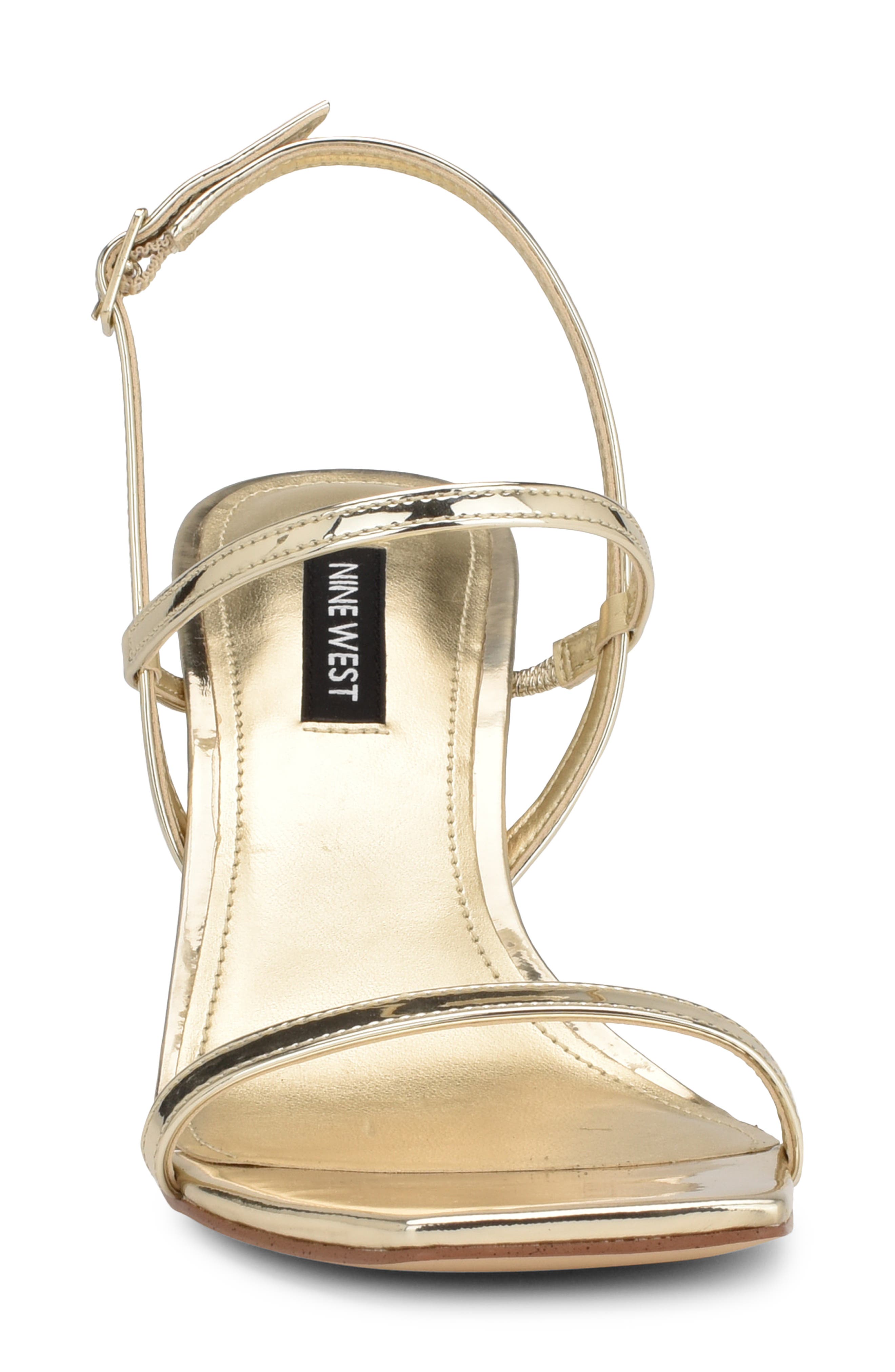 Nine West Olah Slingback Sandal, Alternate, color, Gol01