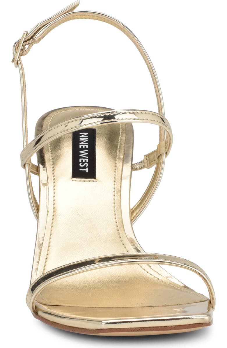 Nine West Olah Slingback Sandal, Alternate, color, Gol01