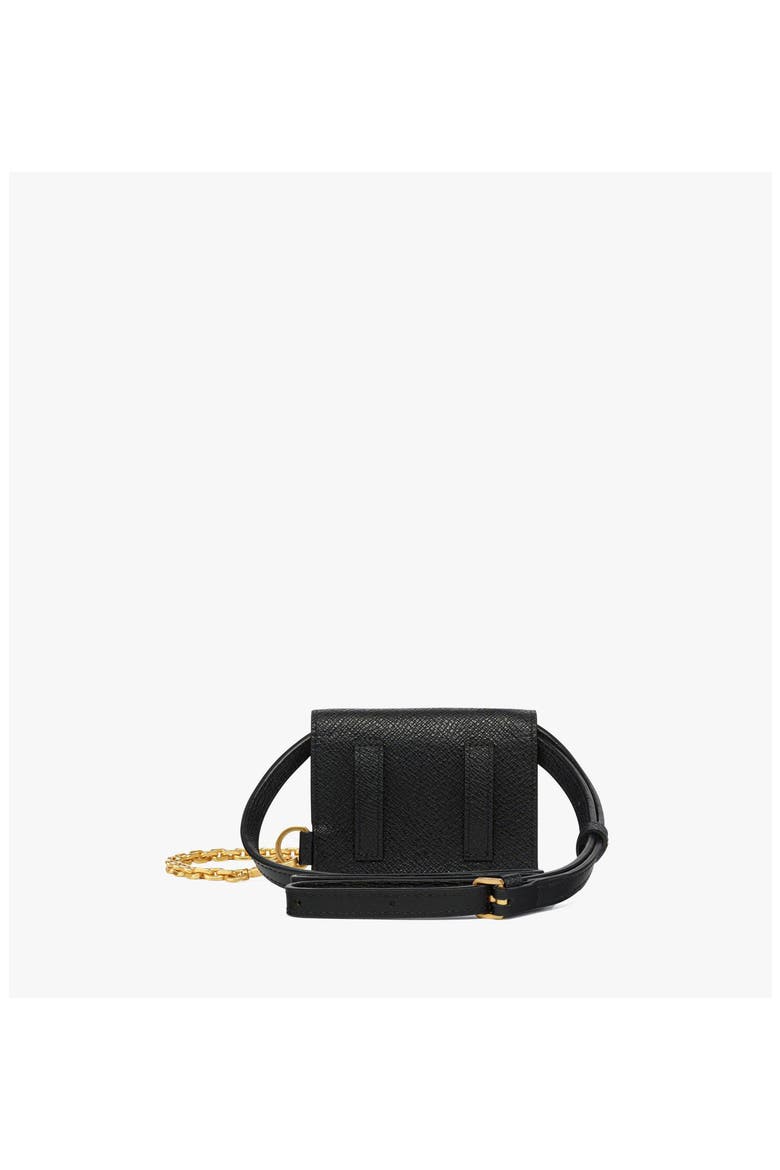 Aren AirPods Pro Charm in Calfskin with Chain Strap, Alternate, color, Black