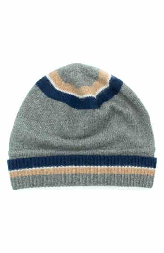Portolano Mini Stripe Cashmere Beanie