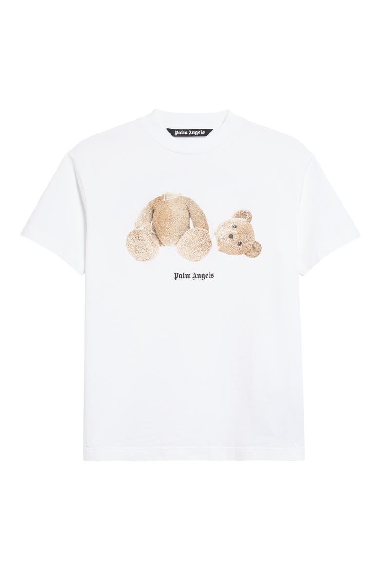 Headless Bear Cotton Graphic Tee, Alternate, color, WHITE BROWN