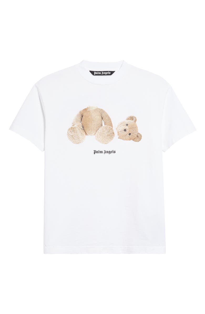Palm Angels Headless Bear Cotton Graphic Tee, Alternate, color, 
