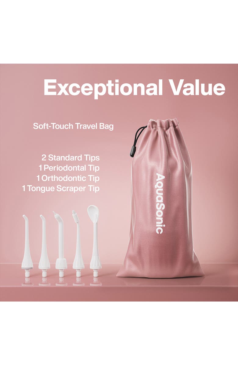 AQUASONIC Aqua Flosser, Alternate, color, Rose Gold