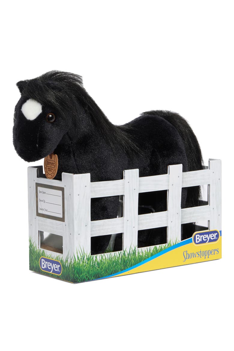 Showstoppers Plush Horse, Main, color, BLACK