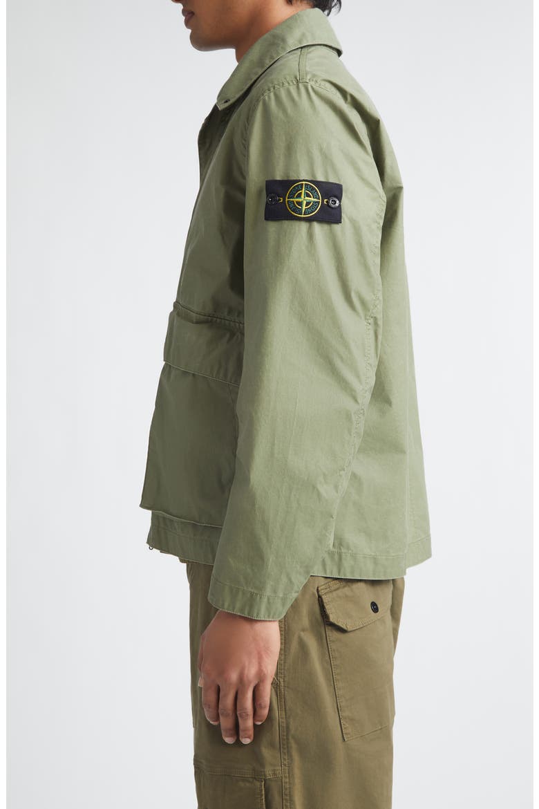 Coated Twill Jacket, Alternate, color, MILITARY GREEN