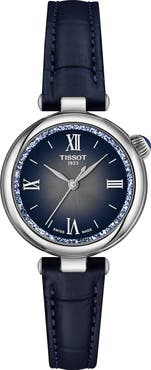 Tissot Desire Leather Strap Watch, 28mm