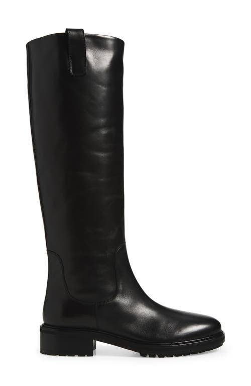 Aeyde Henry Knee High Boot In Black