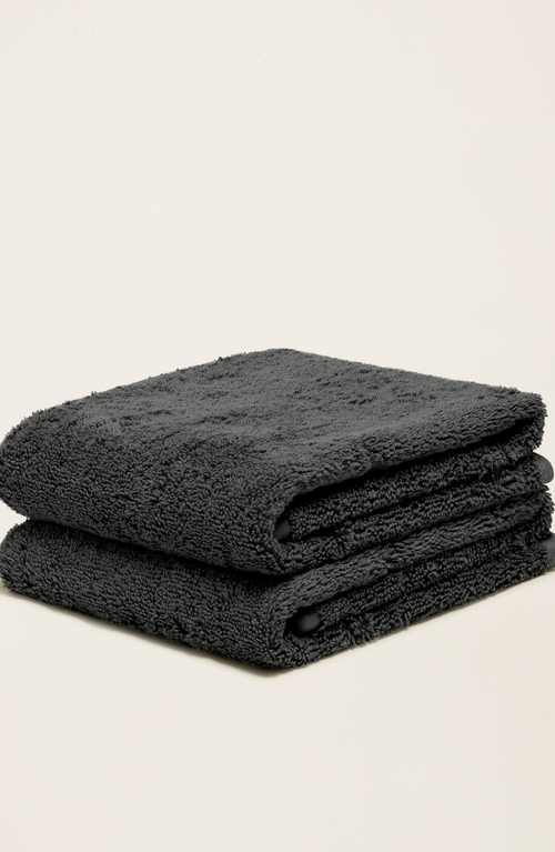 Italic Ultraplush Australian Cotton Hand Towels In Gray