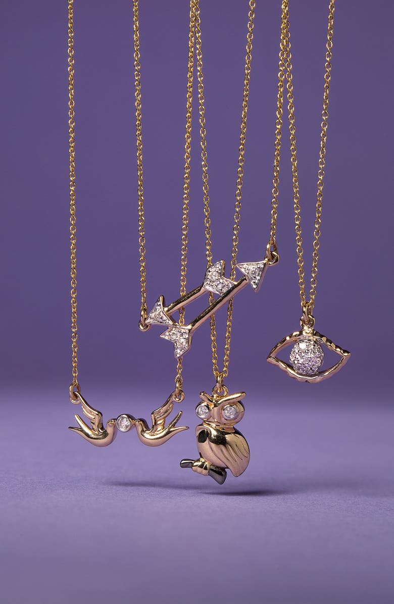 Whitney Stern Owl Pendant Necklace, Alternate, color,