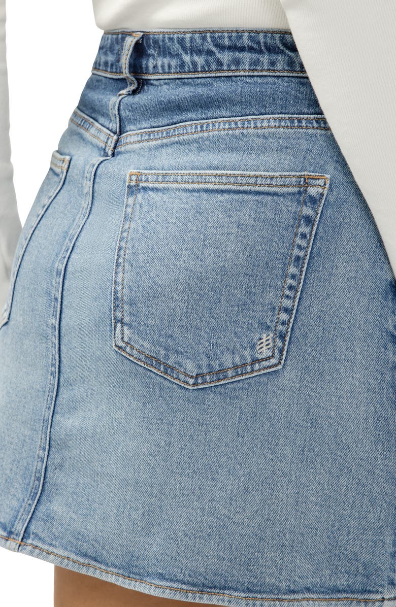 Silver Jeans Co. Western Denim Miniskirt, Alternate, color, 