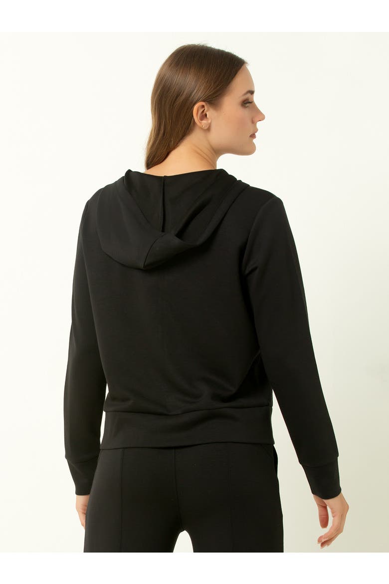 Ultra Soft Full Zip Hoodie, Alternate, color, Black