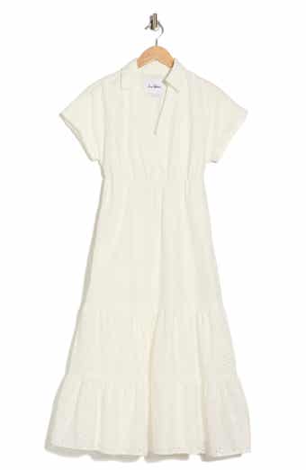 Sam Edelman Eyelet Maxi Shirtdress