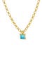 Nomal Lab Created Turquoise Pendant Necklace