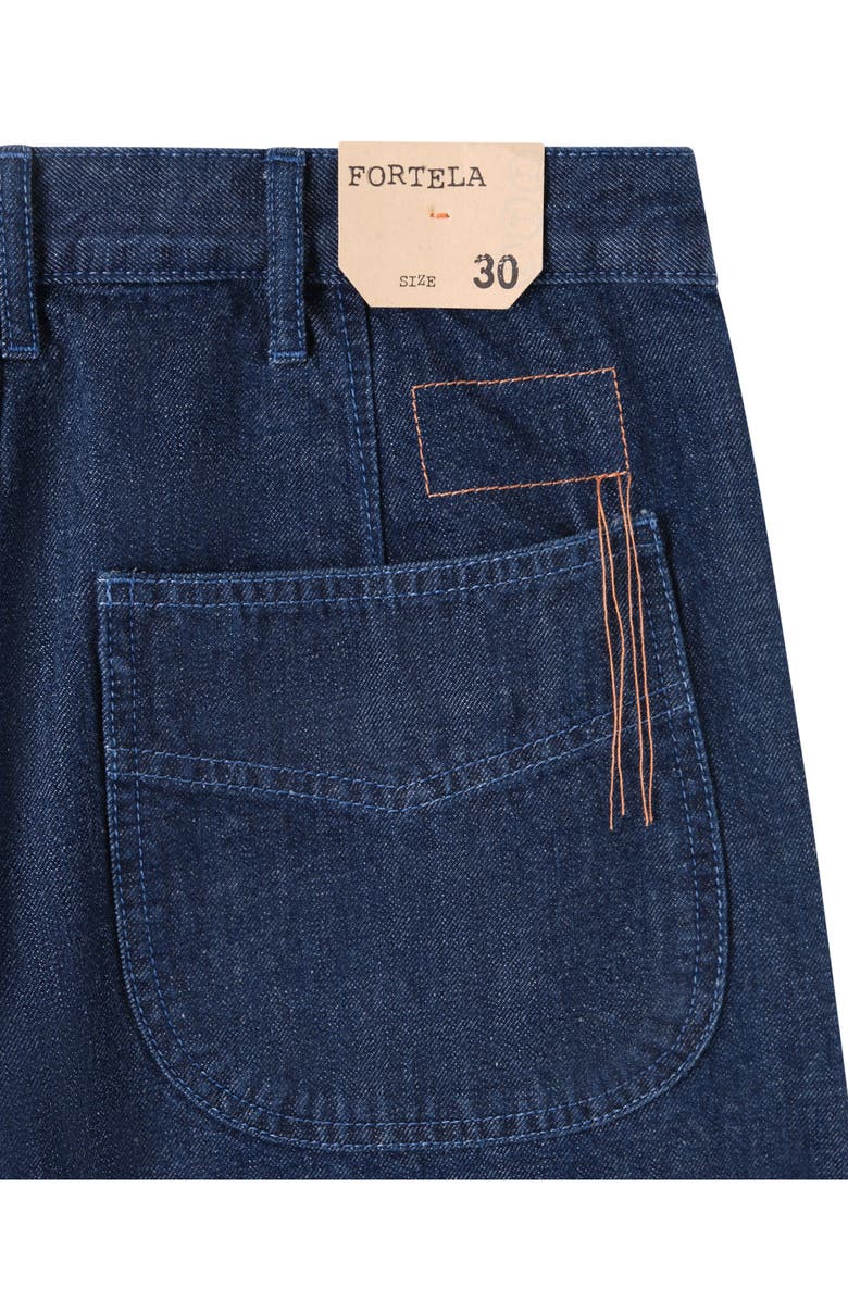 Fortela Jerom Indigo Rinse Denim Pants, Alternate, color, Blue