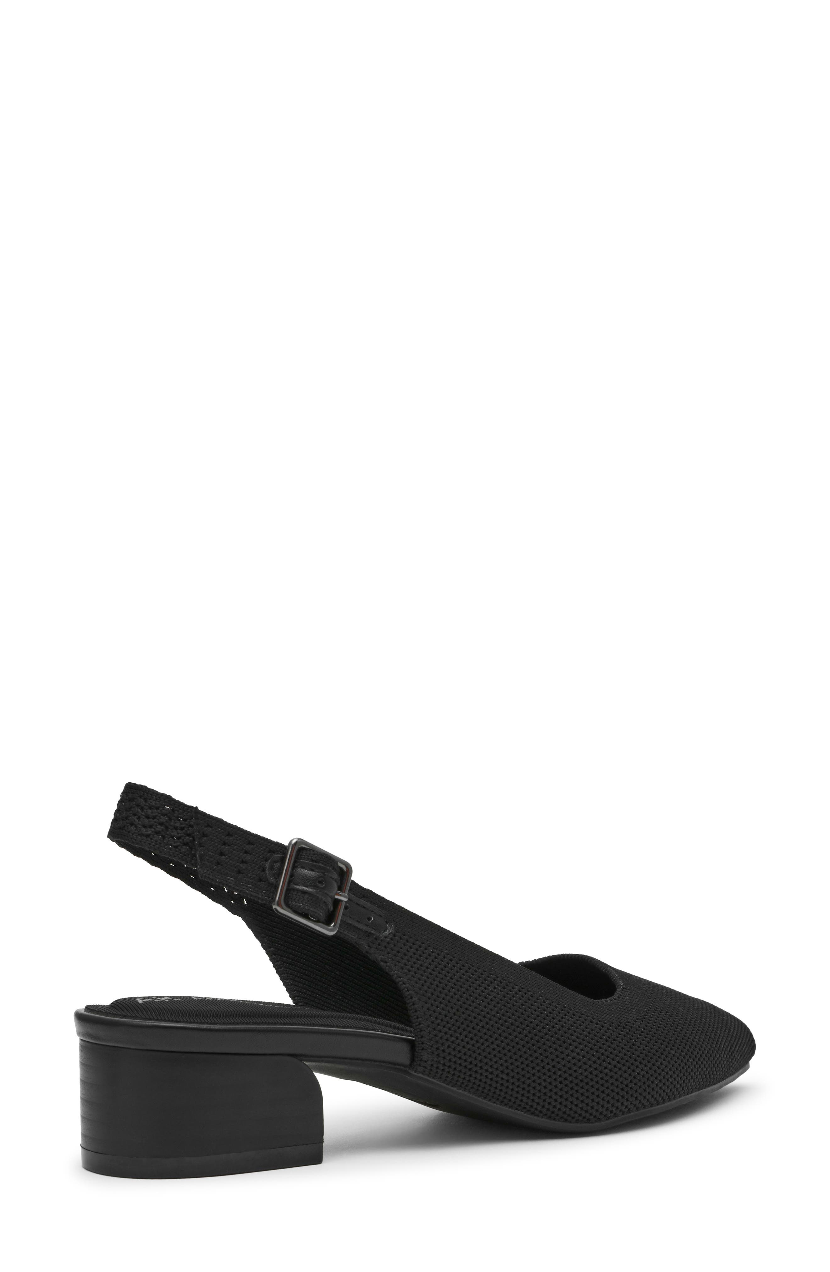 Anne Klein Urix Slingback Pump, Alternate, color, Black Knit