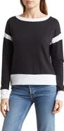 GO COUTURE Spring Varsity Long Sleeve Tee