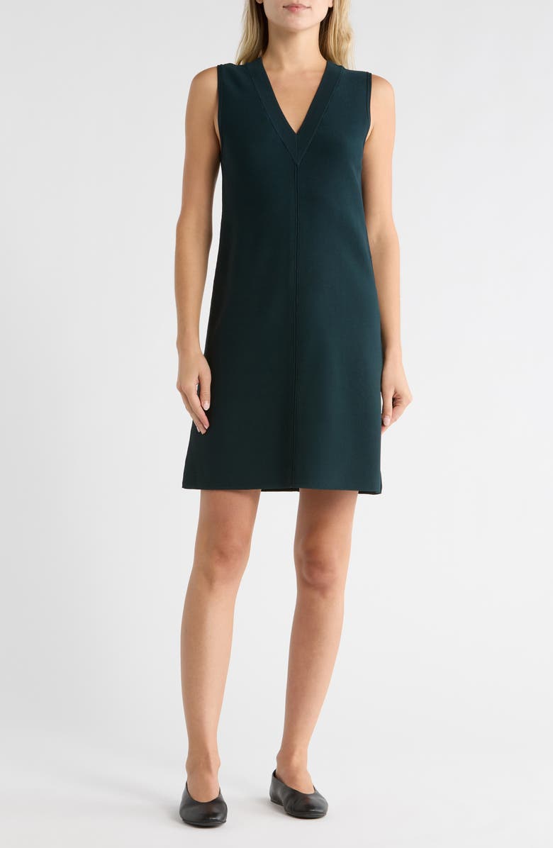 Theory Sleeveless Sweater Dress, Main, color, Scuba