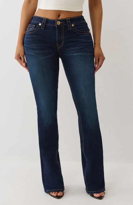 True Religion Becca Big T Mid Rise Bootcut Jeans