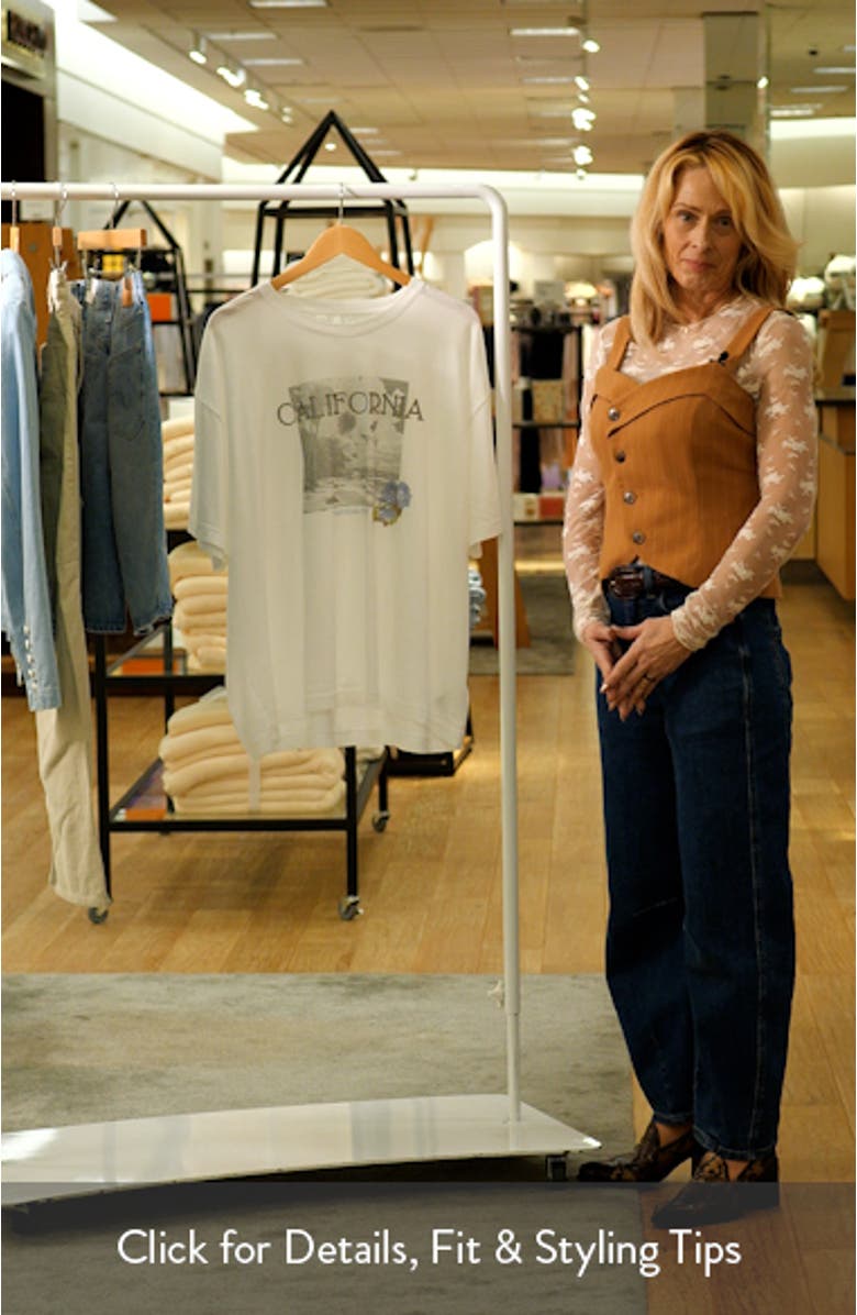 California Boyfriend Graphic T-Shirt, sales video thumbnail