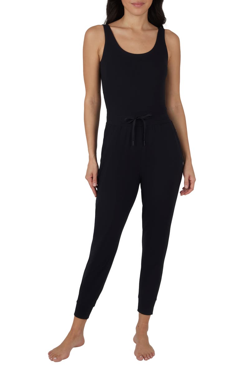 Lux Emmy Jumpsuit, Main, color, BLACK