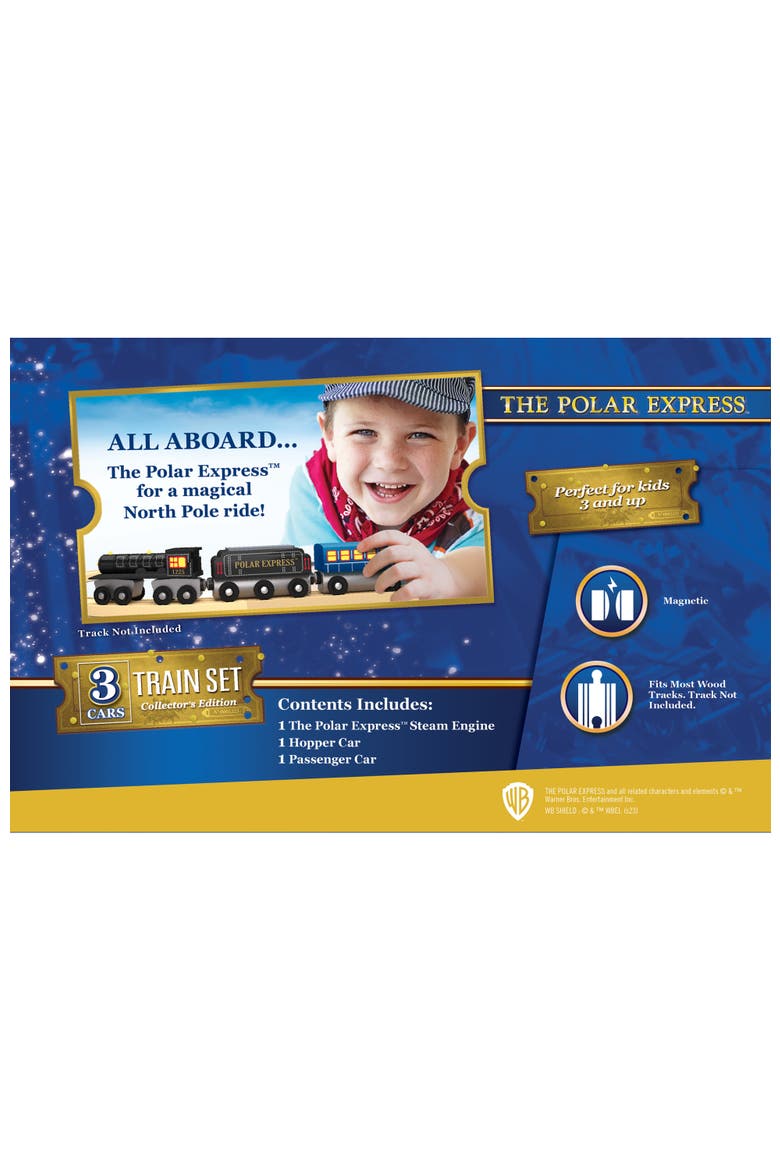 The Polar Express 3-Piece Toy Train Set, Alternate, color, Multicolor