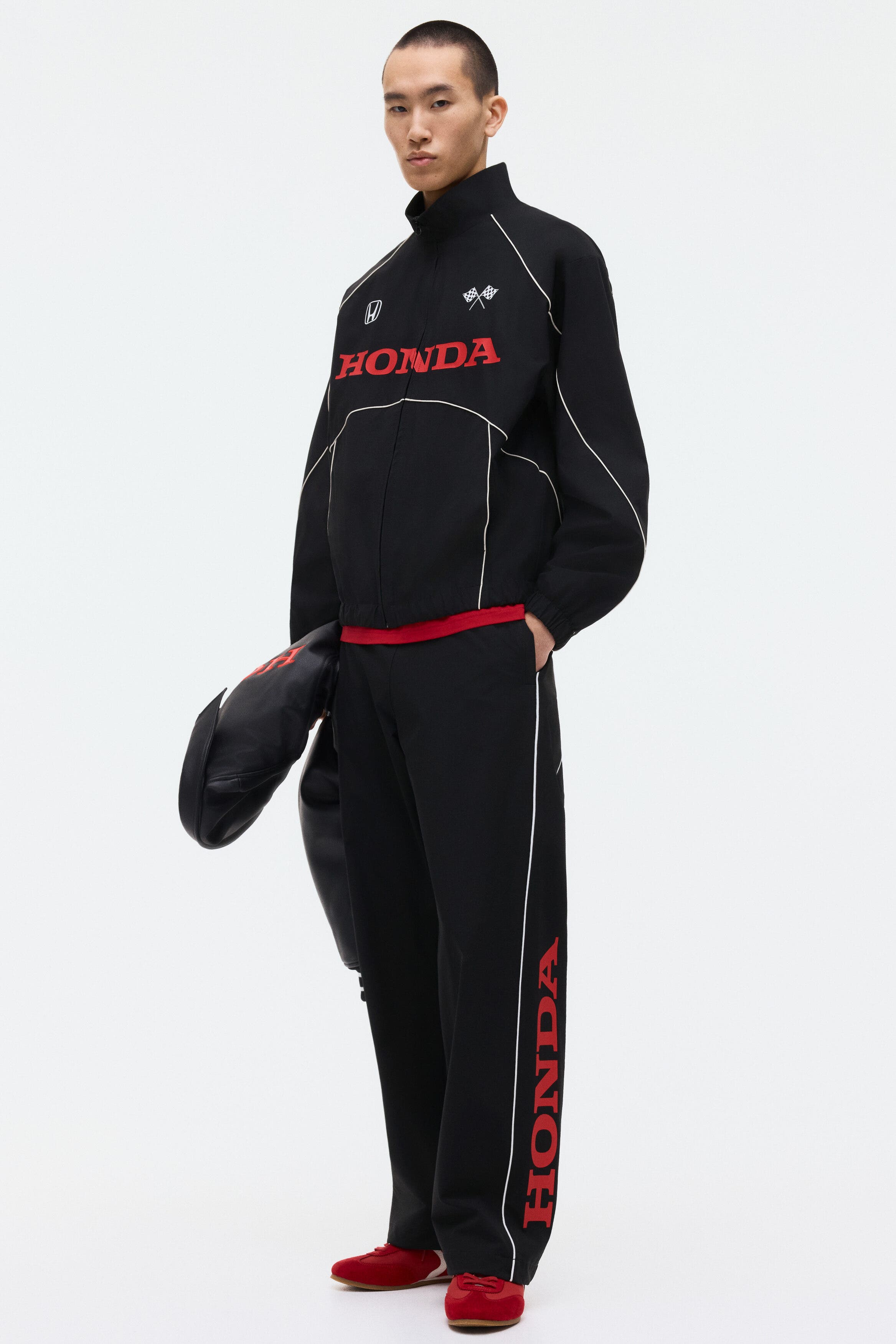 Relaxed Fit Printed Track Pants - image 2