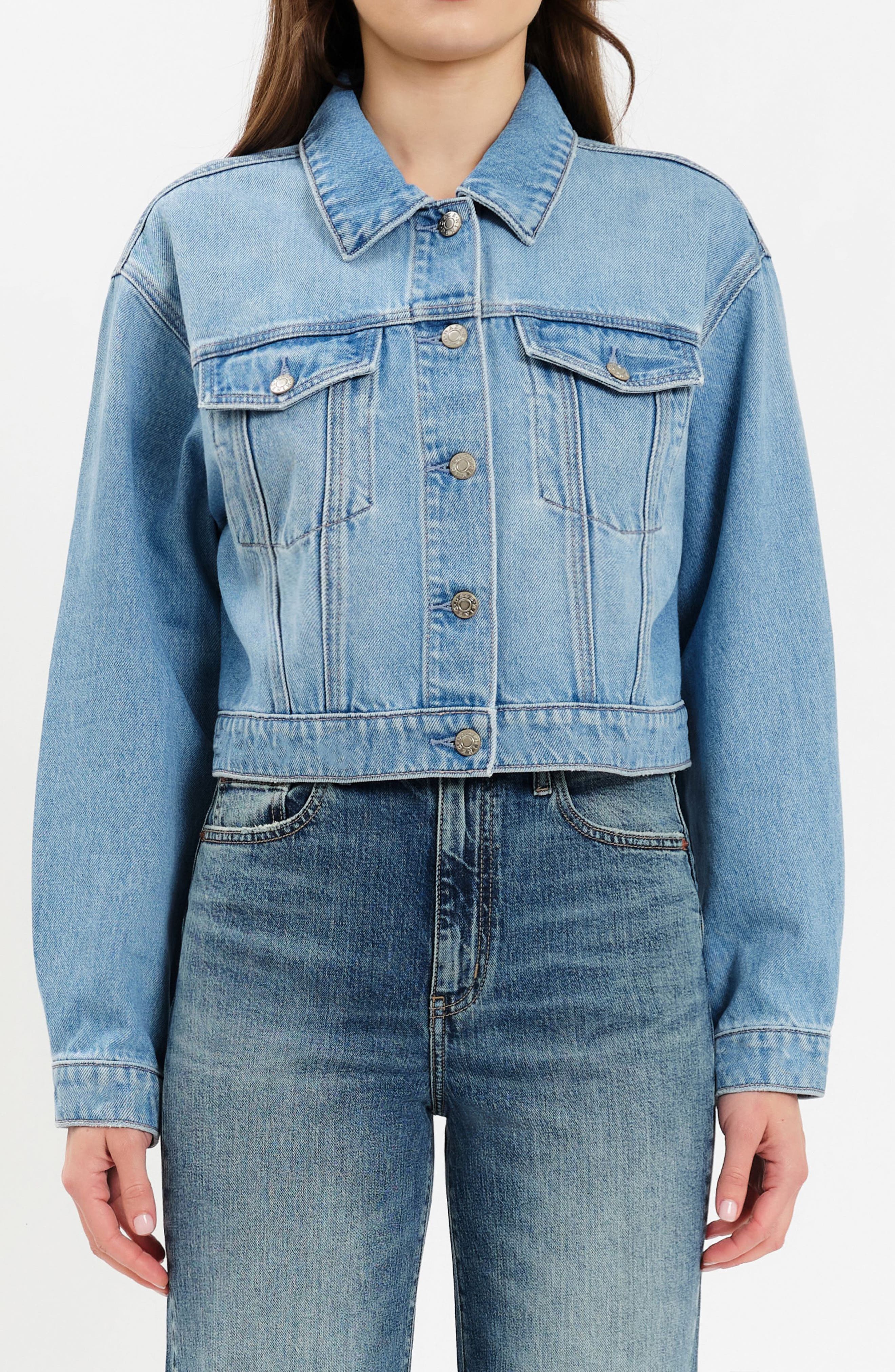 Del Mar Crop Denim Jacket