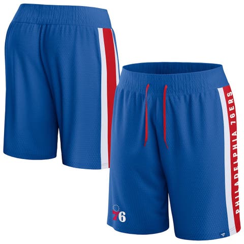 Men's Fanatics Branded Royal Philadelphia 76ers Big & Tall Referee Iconic Mesh Shorts