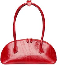 LIFFNER Dome East/West Leather Shoulder Bag