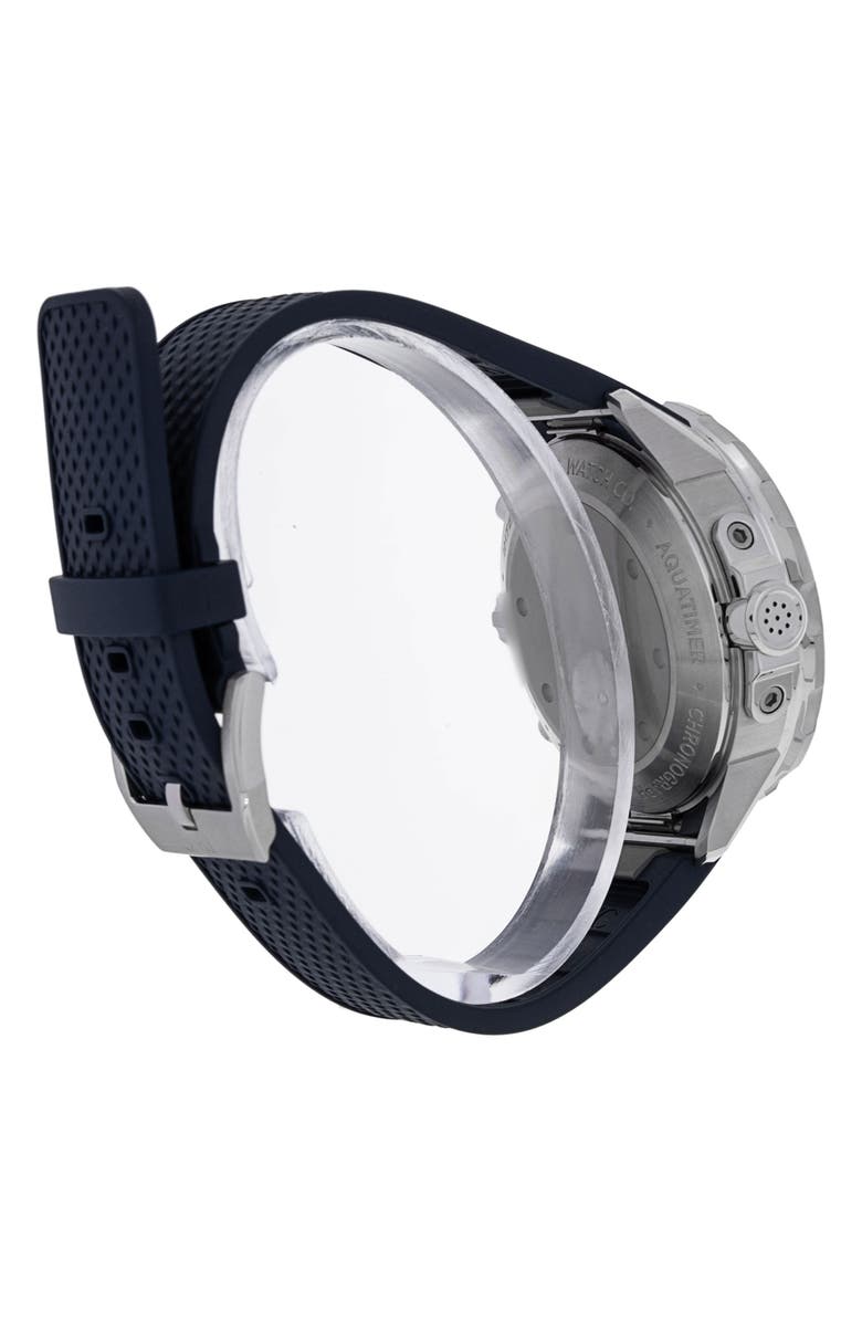 Watchfinder & Co. IWC Preowned 2018 Aquatimer Rubber Strap Chronograph Watch, 44mm, Alternate, color, 