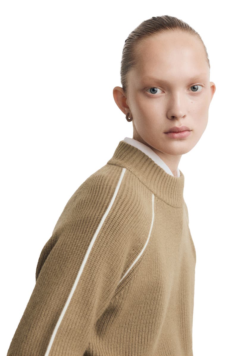 MANGO Francus Sweater, Alternate, color, Medium Brown