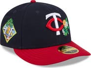 New Era Men's New Era Navy/Red Minnesota Twins 2026 Spring Training Low Profile 59FIFTY Fitted Hat
