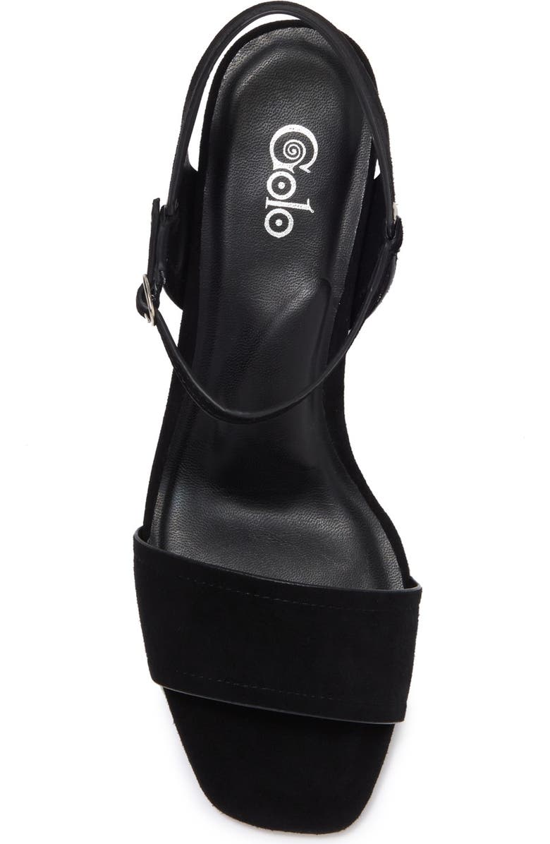 Golo Isabelle Suede Block Heel Sandal, Alternate, color,