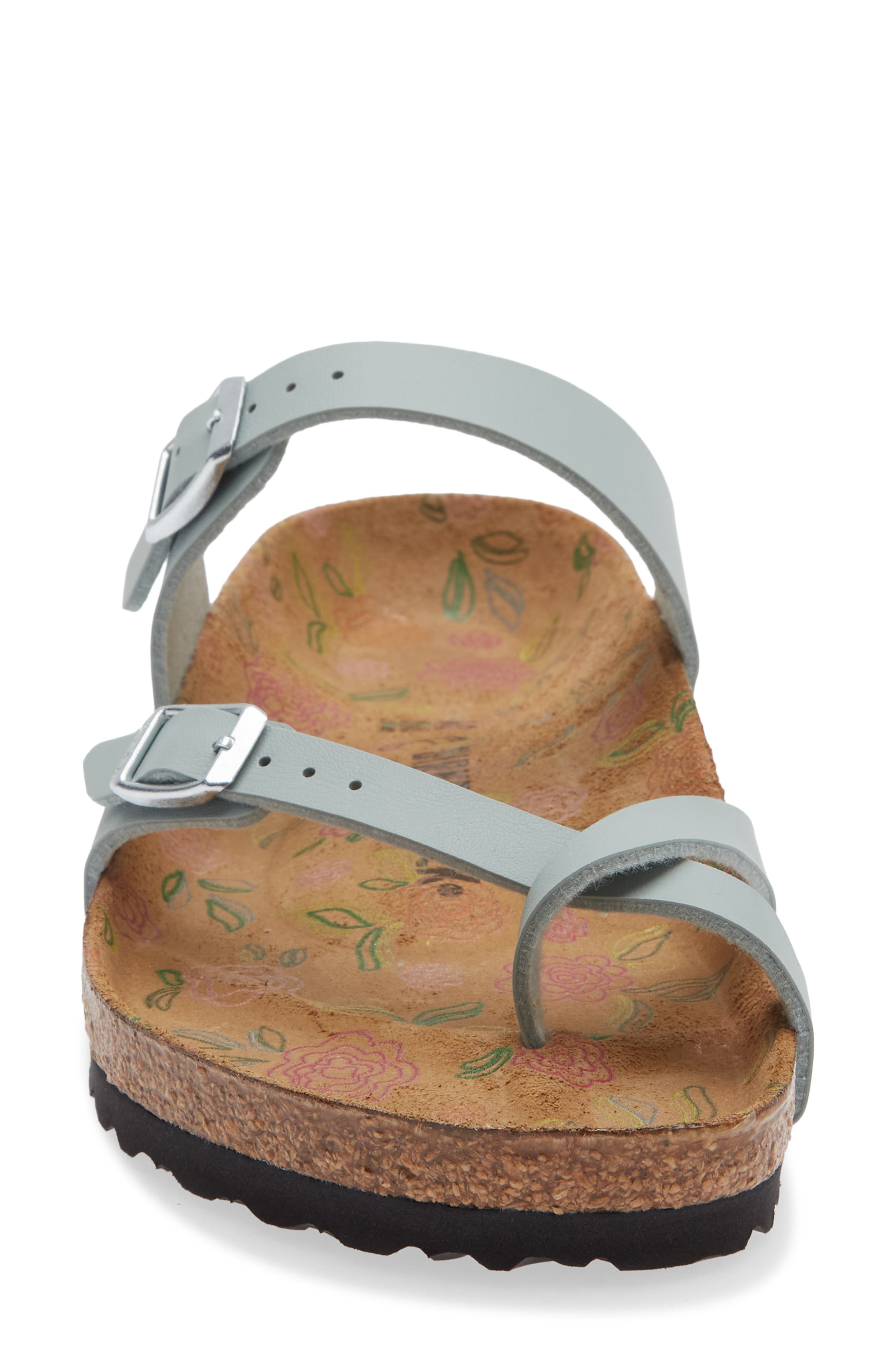 Mayari Printed Footbed Sandal, Alternate, color, PURE SAGE
