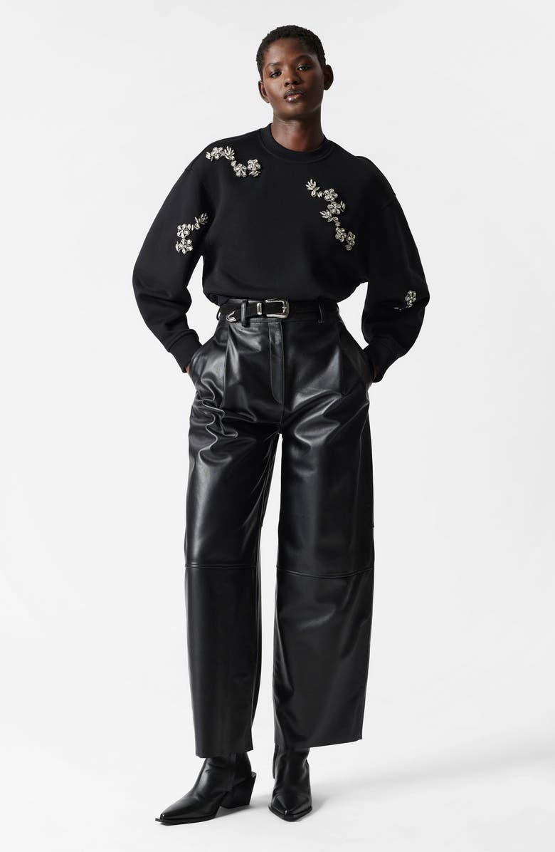 & Other Stories Sequin Embellished Sweatshirt, Alternate, color,