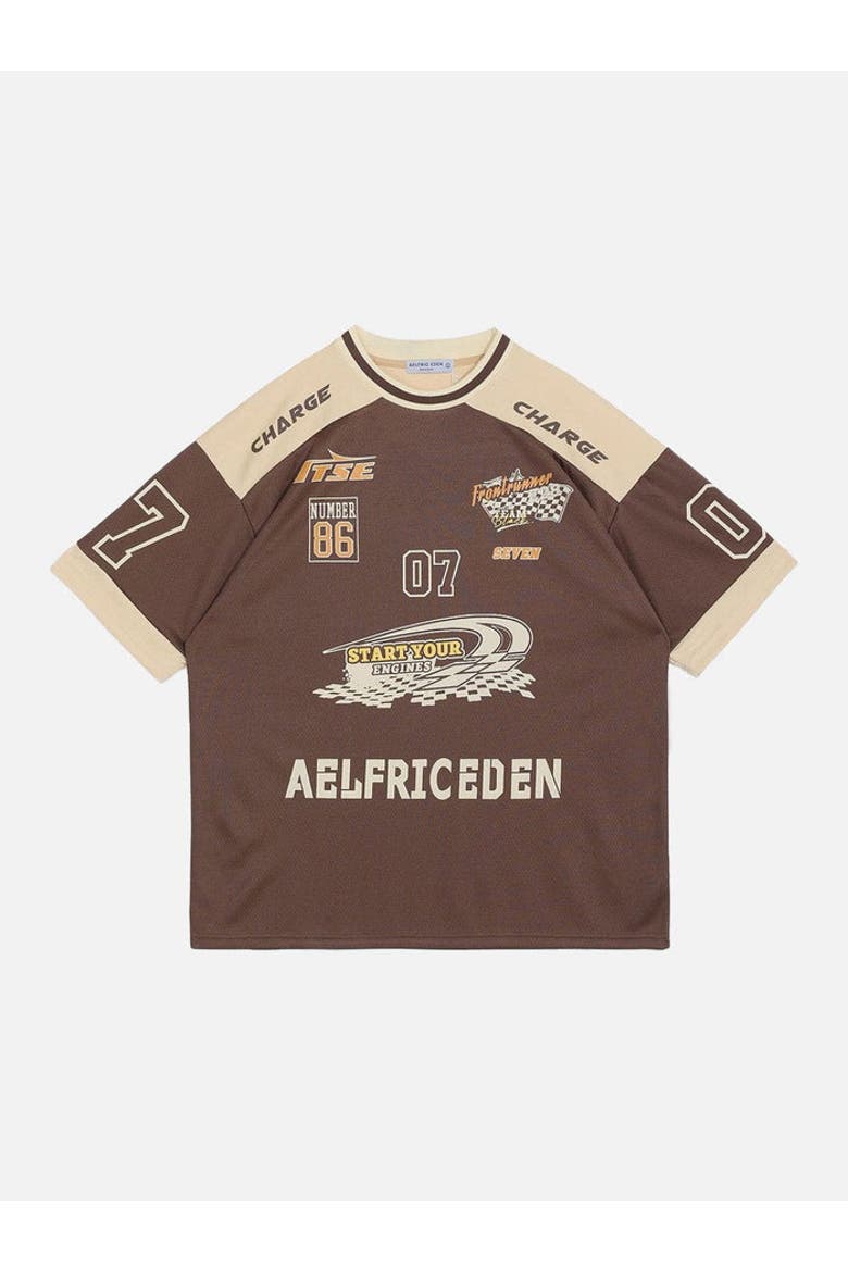 Contrast Color Soccer Jersey, Alternate, color, Coffee