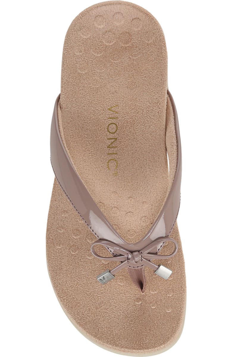Vionic Bella II Flip Flop, Alternate, color, Magnolia Dusk Patent