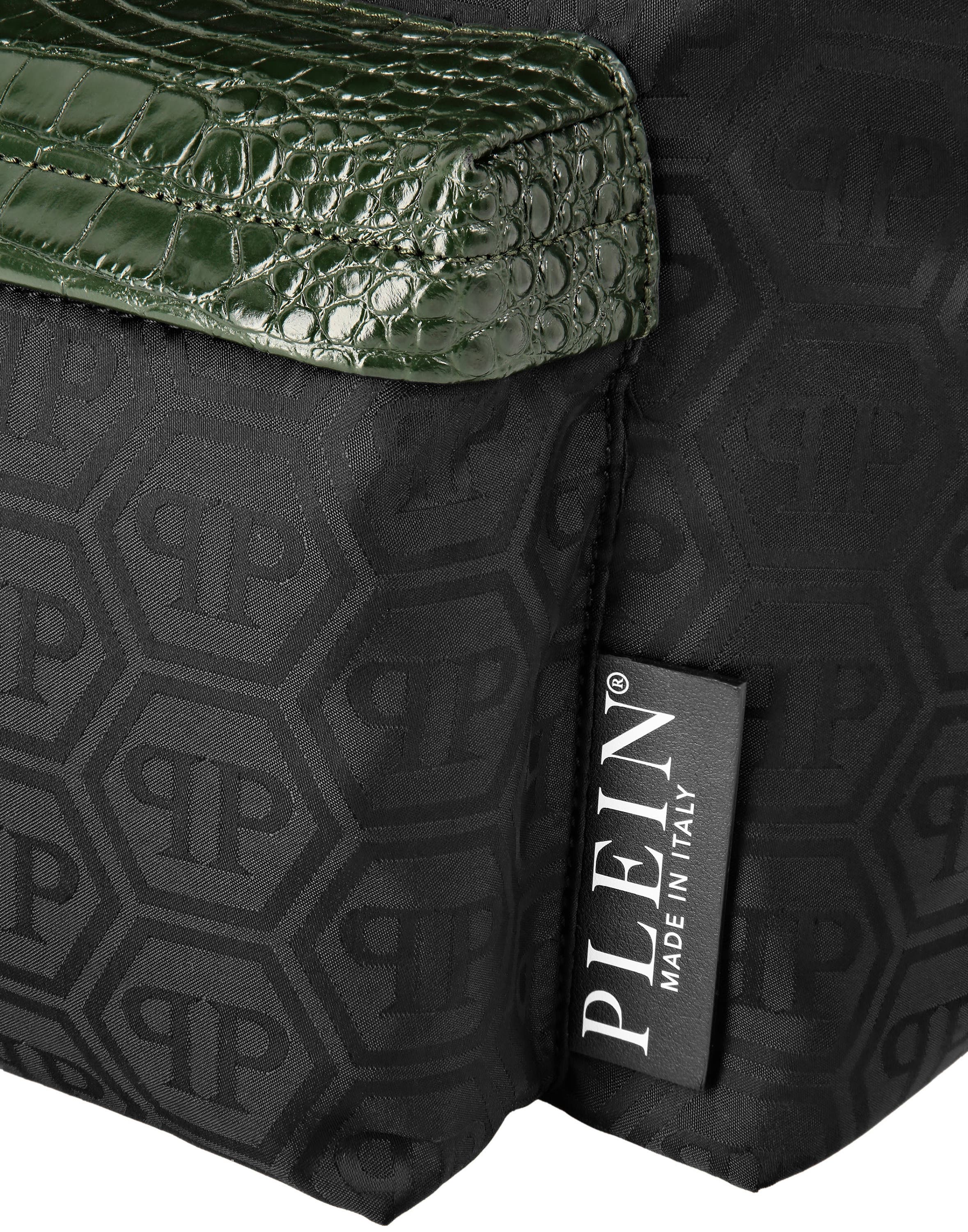 Nylon Backpack Monogram Men, Alternate, color, black